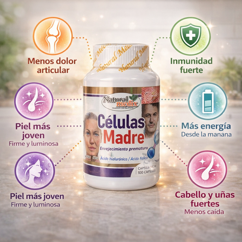 CELULAS MADRE: Regeneración celular y juventud desde adentro
